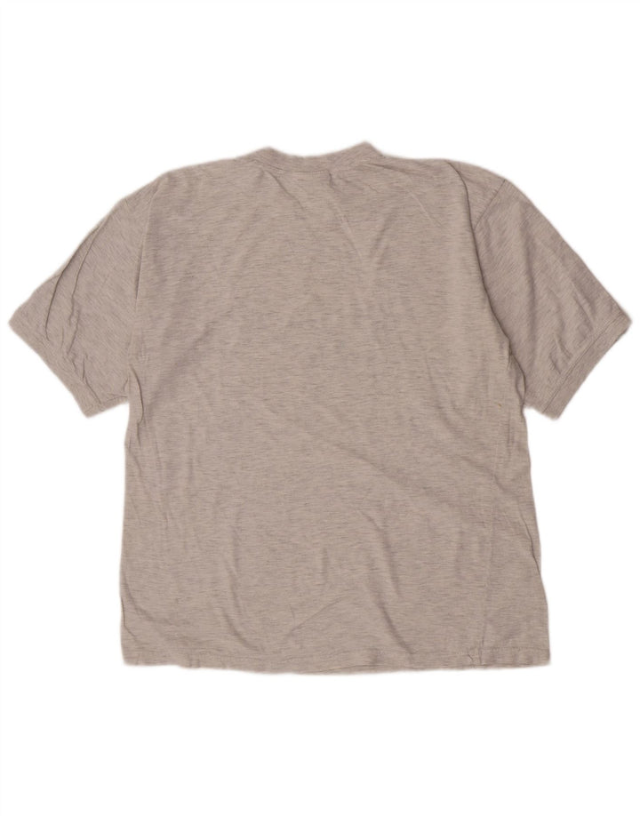 Tricou grafic pentru bărbați Reebok Top, bumbac cu pete gri mediu