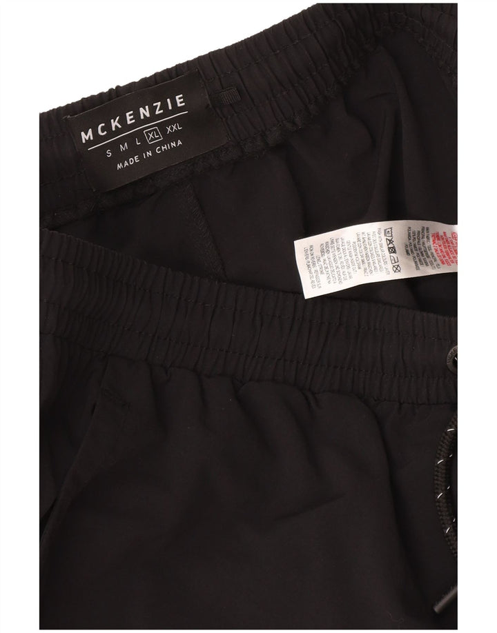 Pantaloni cargo Mckenzie pentru bărbați, XL W36 L30, poliamidă neagră