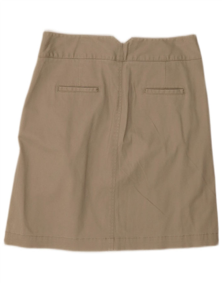 Fusta mini pentru femei BENETTON IT 40 Small W28 Bej Bumbac