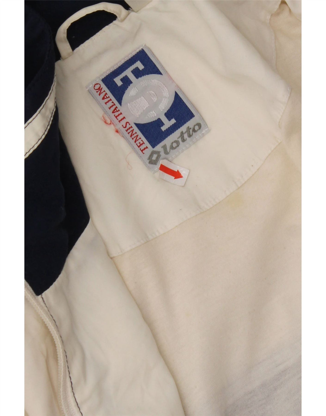 Jachetă de trening pentru bărbați LOTTO 2XL, alb, poliester bloc de culoare