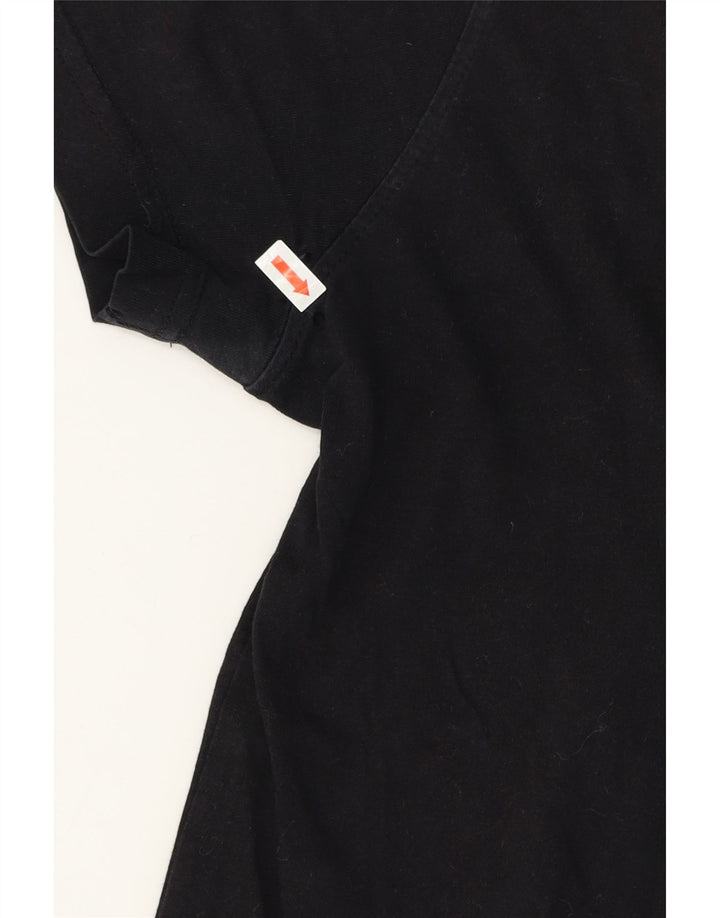 Tricou pentru bărbați Tommy Hilfiger Top mediu negru bumbac