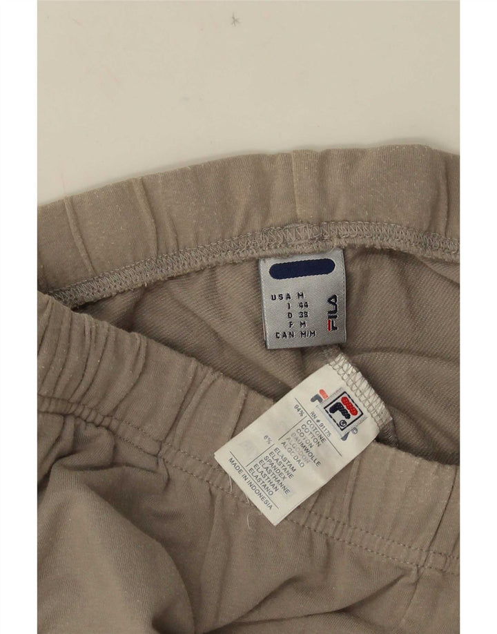 Pantaloni de trening Fila pentru femei UK 12, bumbac gri mediu