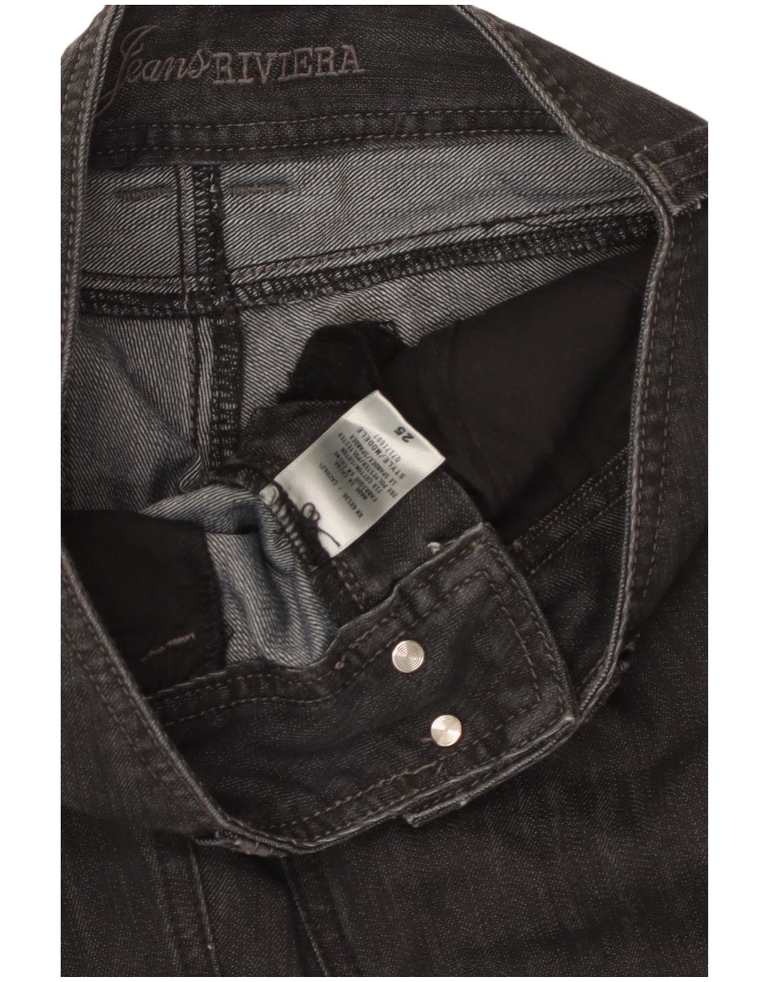Blugi evazați pentru femei Guess W25 L32 bumbac negru