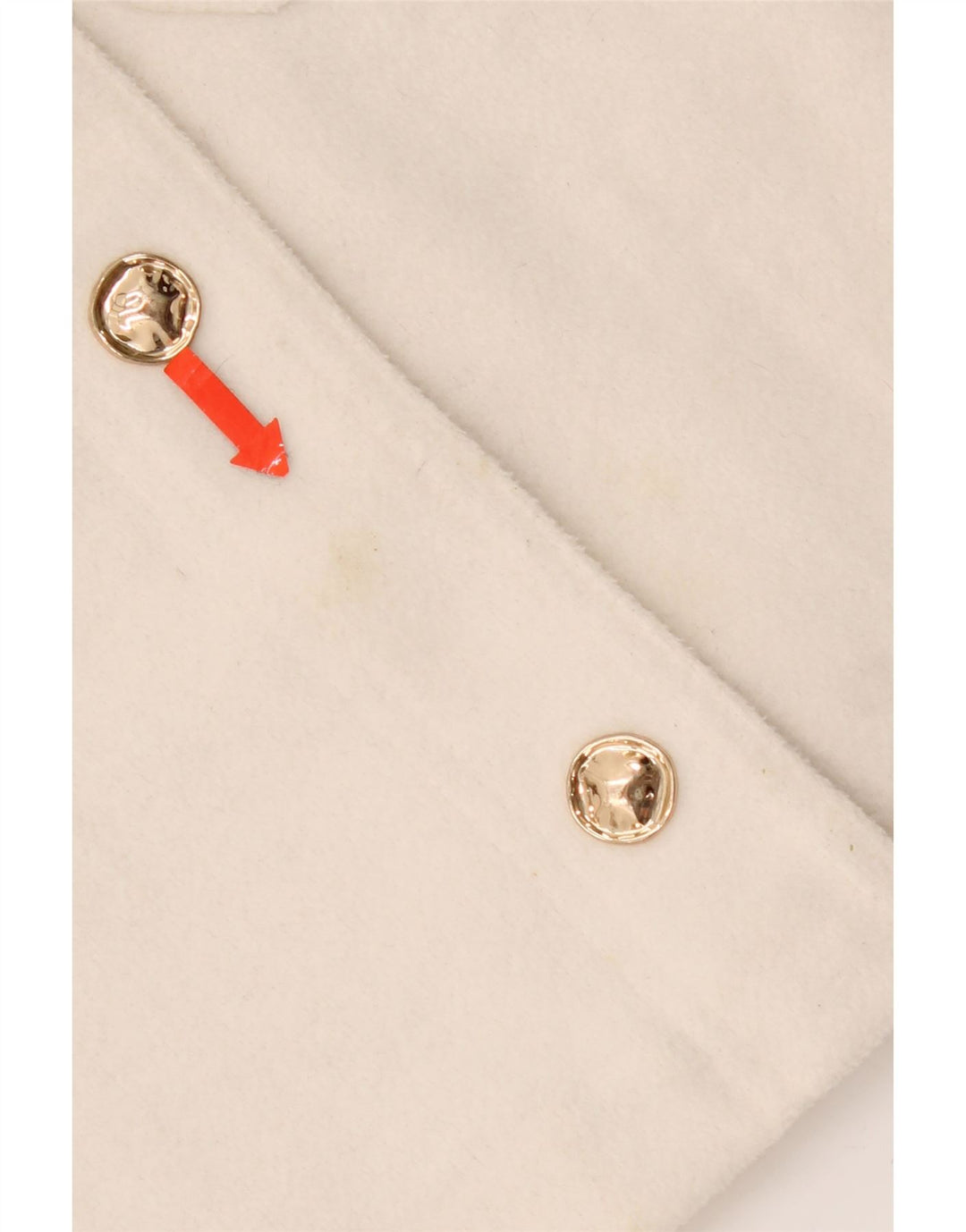 Jachetă Blazer pentru femei Zara cu 4 nasturi, UK 10, poliester alb mic