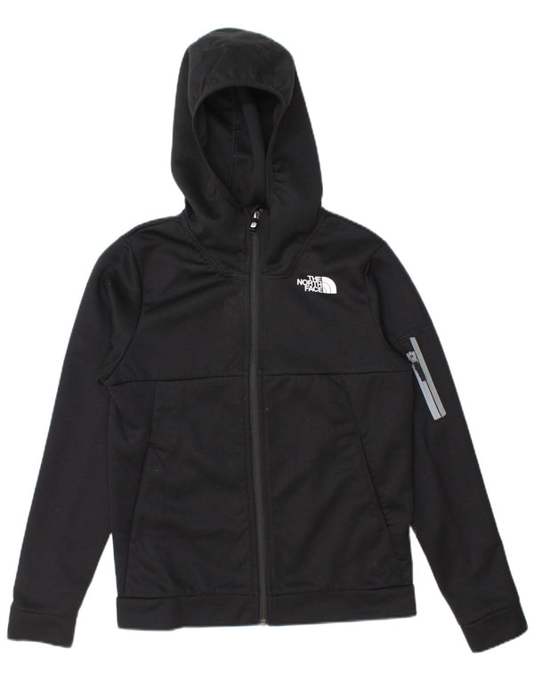 The North Face Boys Zip Hoodie Pulover 14-15 ani XL poliester negru