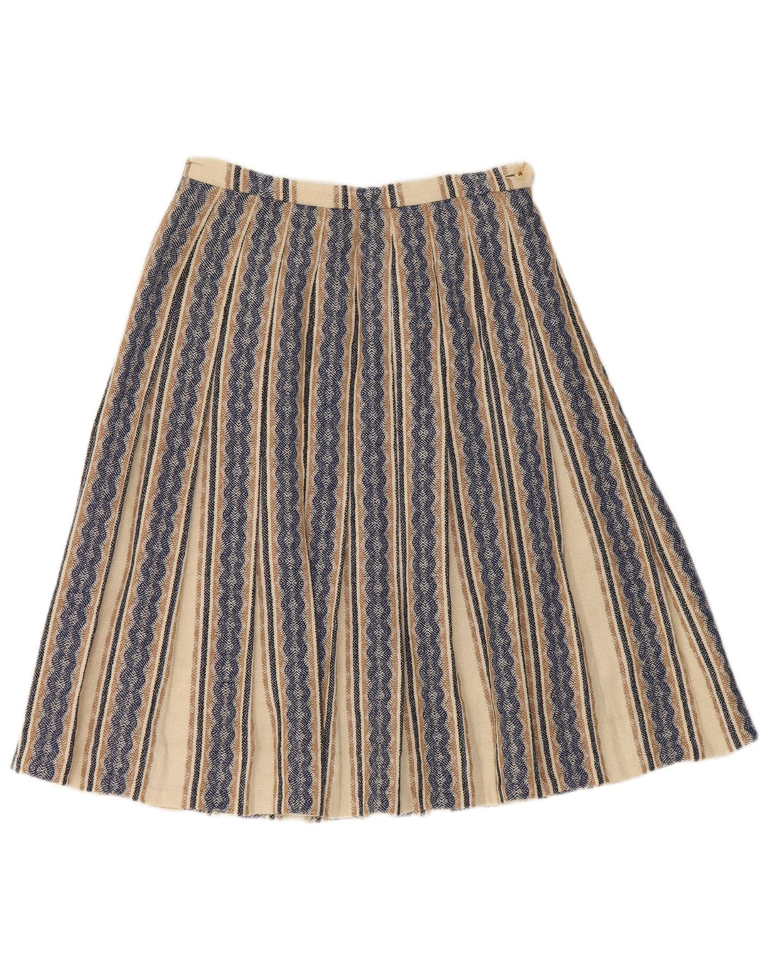 Fusta plisată cuțit pentru femei Gor-Ray W26 Rayon mic cu dungi albastre