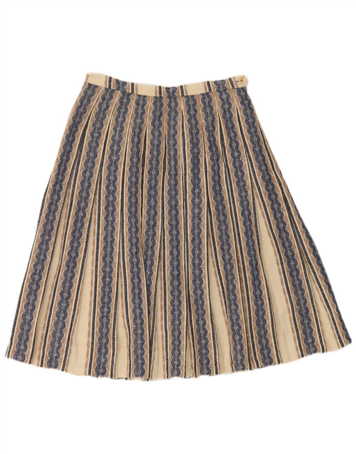 Fusta plisată cuțit pentru femei Gor-Ray W26 Rayon mic cu dungi albastre