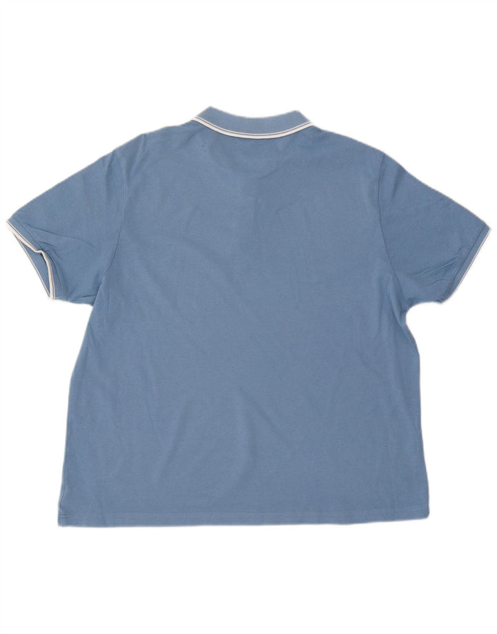 Tricou polo pentru bărbați Ben Sherman XL, bumbac albastru