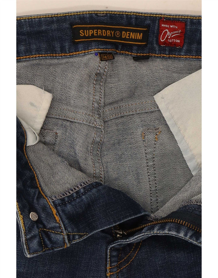 Blugi slim pentru bărbați Superdry W34 L32 Bumbac albastru