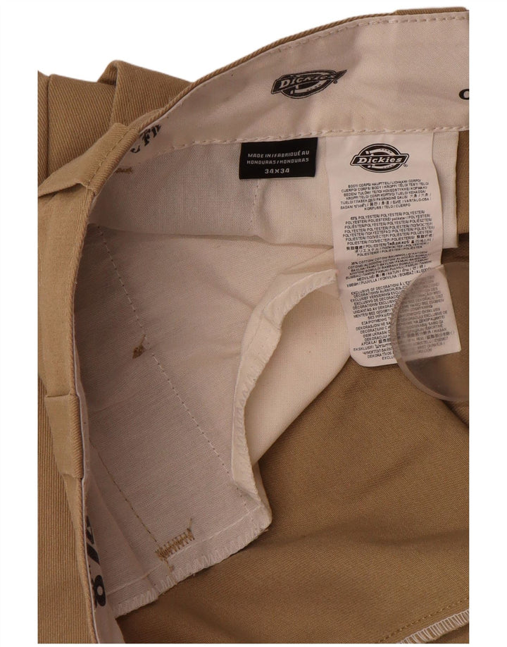 DICKIES Pantaloni chino 874 drepti pentru bărbați L34 L34 poliester bej