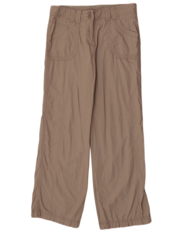 Pantaloni casual drepti pentru femei Marks & Spencer UK 12 Medium W30 L30 Bej