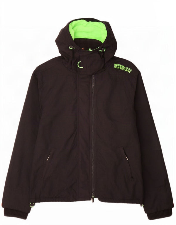 Jachetă Windcheater Graphic Windbreaker pentru femei UK 18 XL Negru
