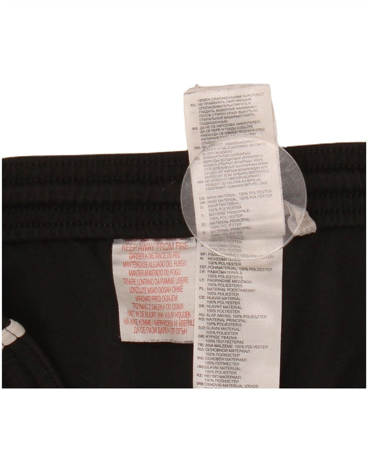 Pantaloni scurți sport Adidas Climalite pentru băieți 11-12 ani poliester negru