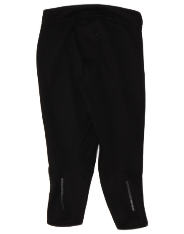 Adidas Womens Climalite Capri Leggings UK 4/6 XS Black Polyester