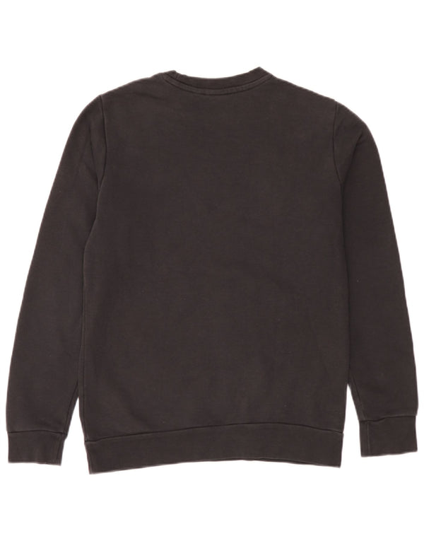 Adidas Băieți Pulover Grafic Pulover 13-14 Ani Bumbac Negru