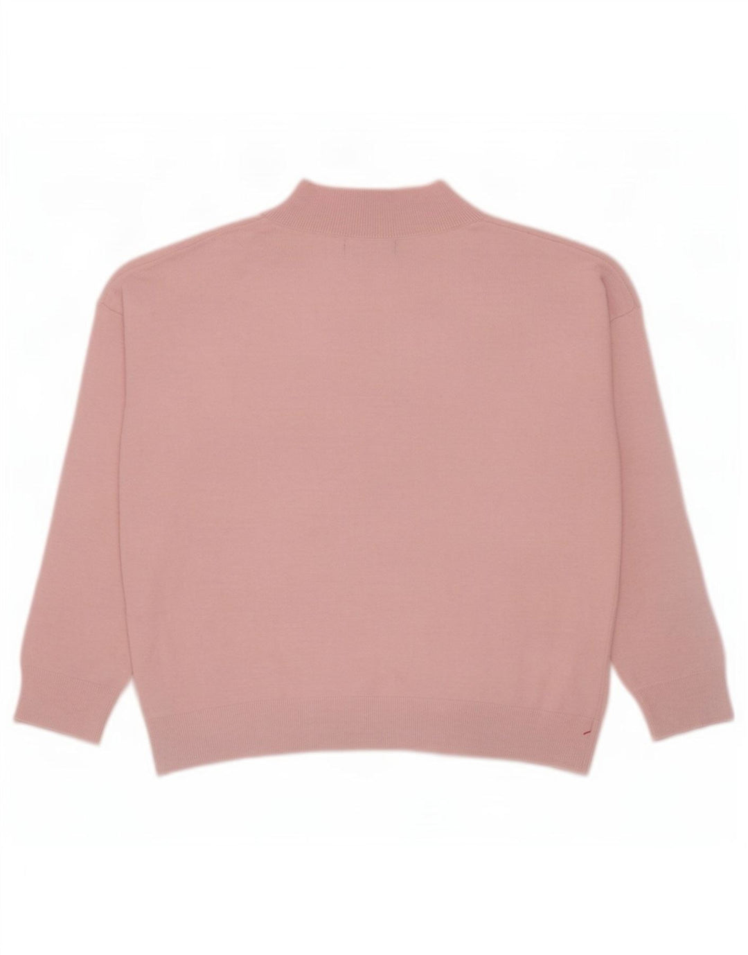 Pulover cu decolteu în V supradimensionat pentru femei Marks & Spencer UK 14 Roz mediu