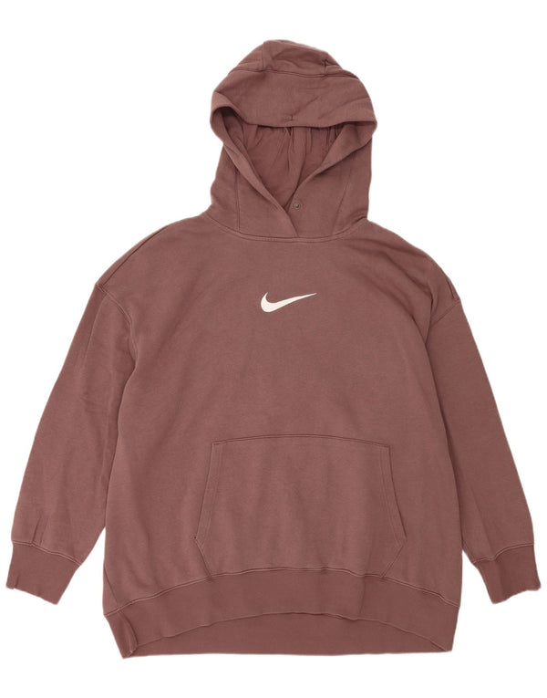 Pulover Nike pentru bărbați, cu captură lejeră, 2XL, bumbac maro