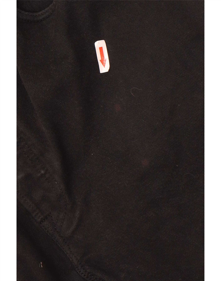Blugi drepti pentru bărbați Levi's 501 W32 L34 bumbac negru