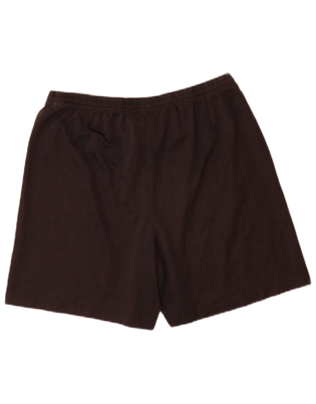 Pantaloni scurți sport Umbro pentru bărbați, poliester cu dungi mari, negru