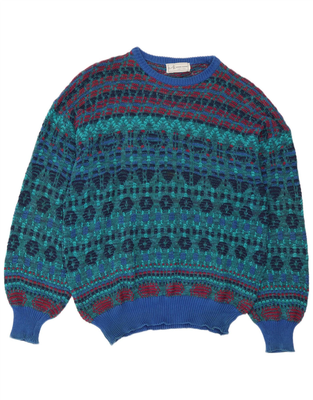 Pulover pentru bărbați Rantonio Rubino, cu gât de barcă, IT 54 XL, multicolor