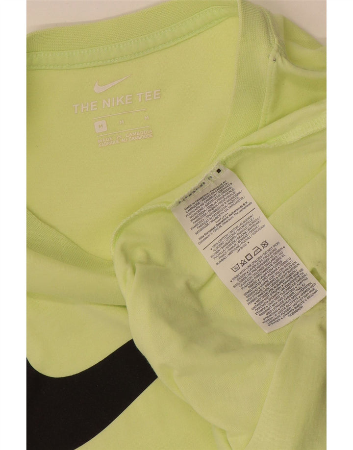Tricou grafic Nike pentru bărbați Top din bumbac verde mediu