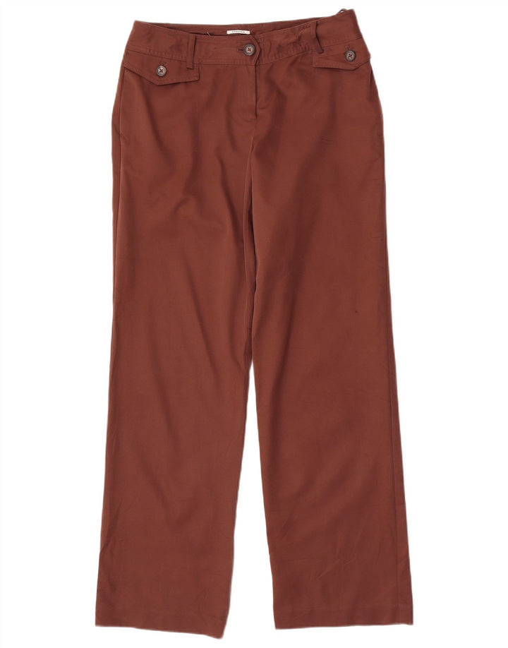 Pantaloni casual drepti pentru femei IZOD US 4 Small W30 L31 Maro Poliester