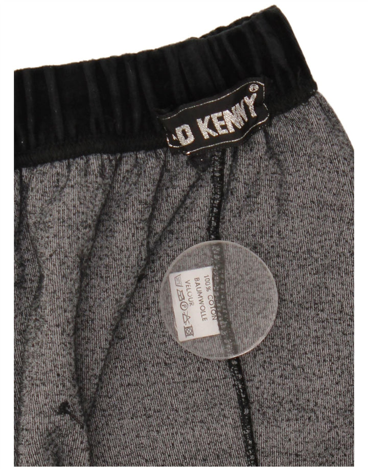 Fusta mini Kenny pentru femei din catifea W30 bumbac mediu negru