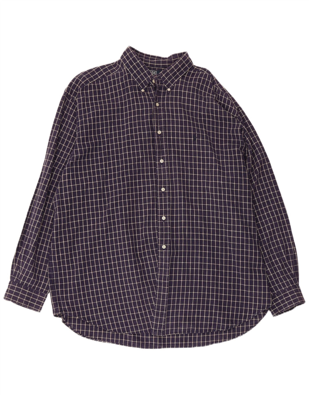 Cămașă Blaire POLO RALPH LAUREN pentru bărbați, 2XL, bumbac cu carouri bleumarin