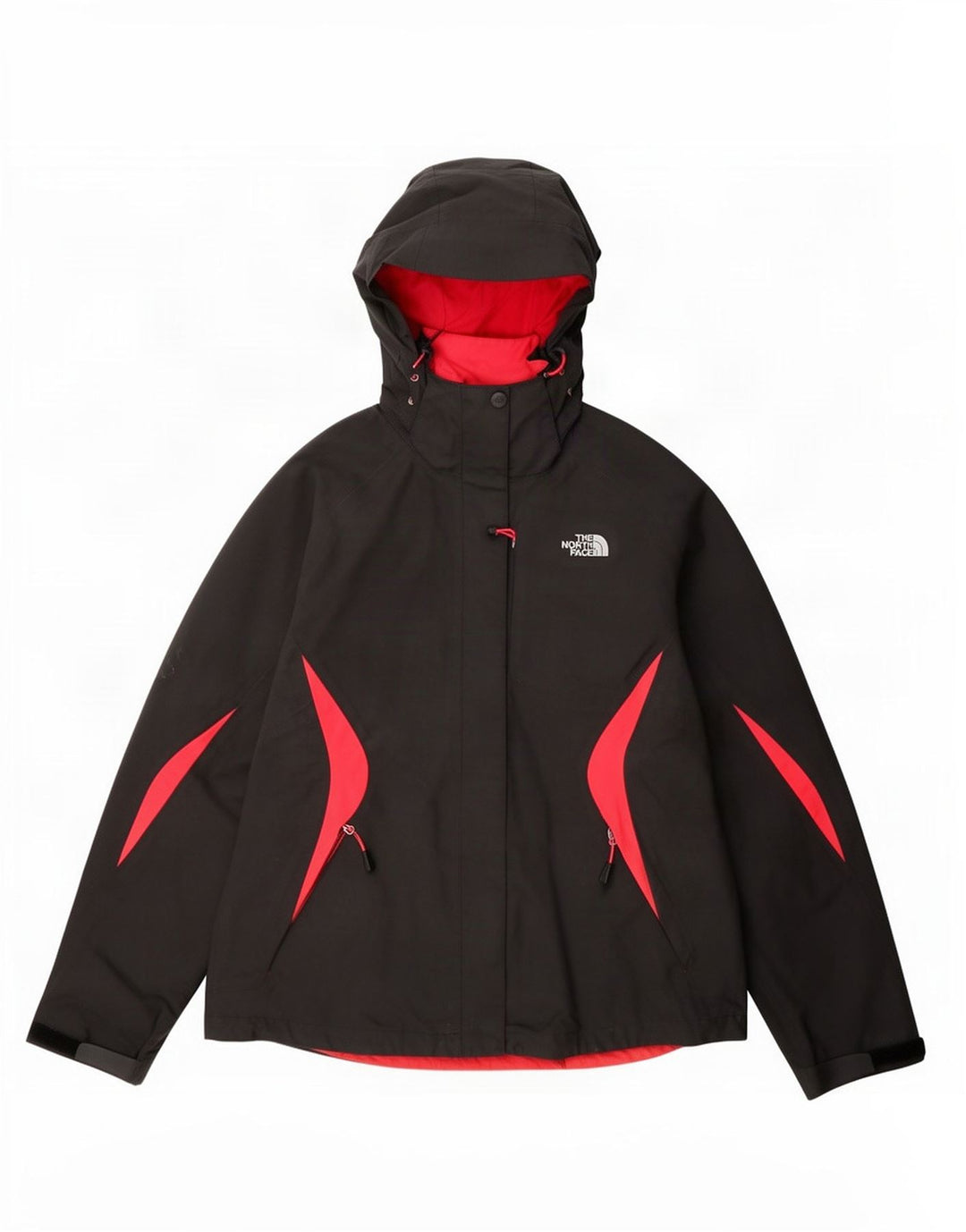 Jachetă de ploaie The North Face Hyvent pentru femei UK 14 Medium Gri Colorblock