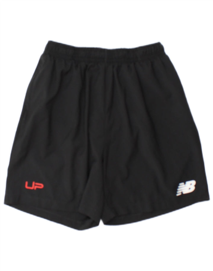 Pantaloni scurți sport grafic New Balance pentru bărbați, mari, negru, poliester