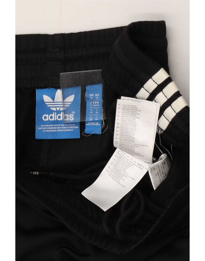 Pantaloni de trening Adidas pentru bărbați, poliester mediu negru