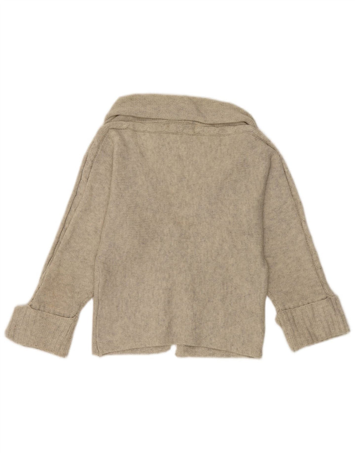 Pulover Bolero pentru femei Zara UK 12 Medium Gri Pete