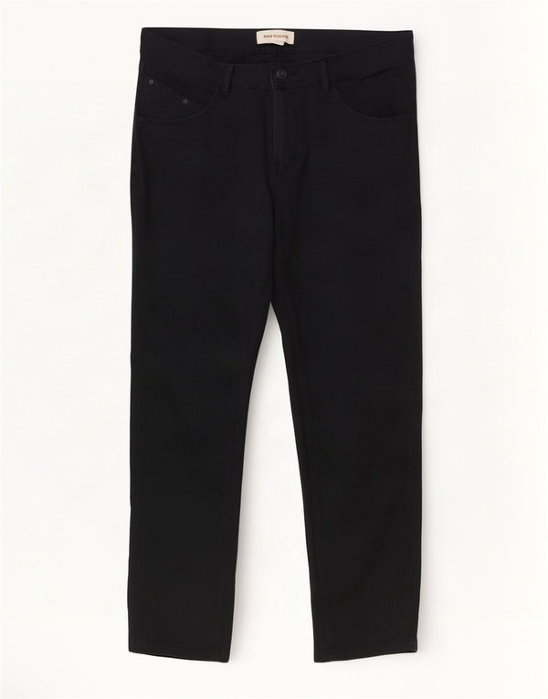 Pantaloni casual drepti pentru femei Diesel W29 L28 bumbac negru