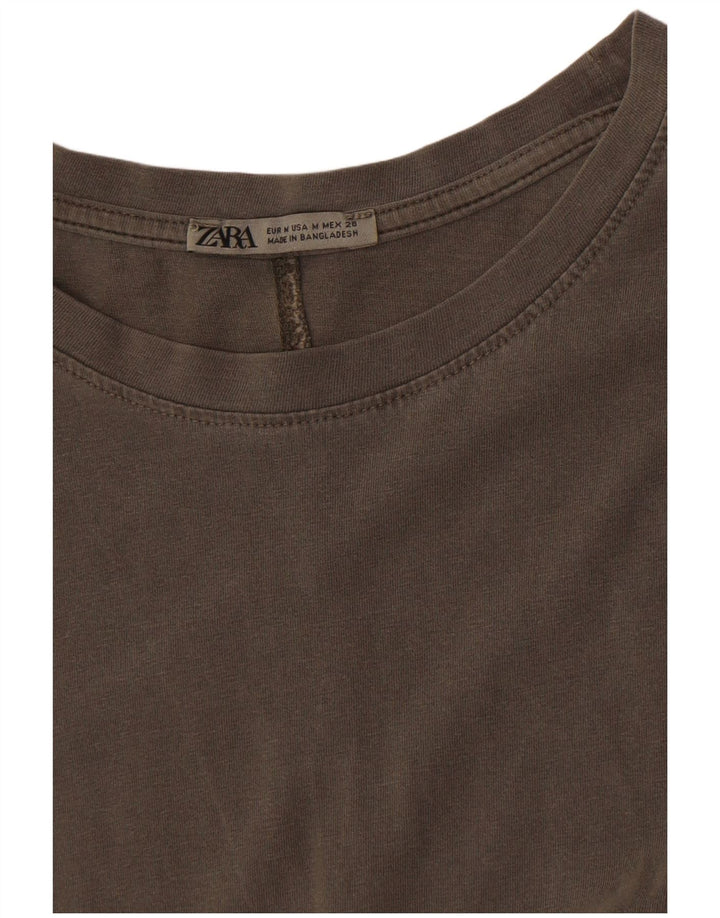 Rochie tricou pentru femei Zara UK 14 Gri mediu