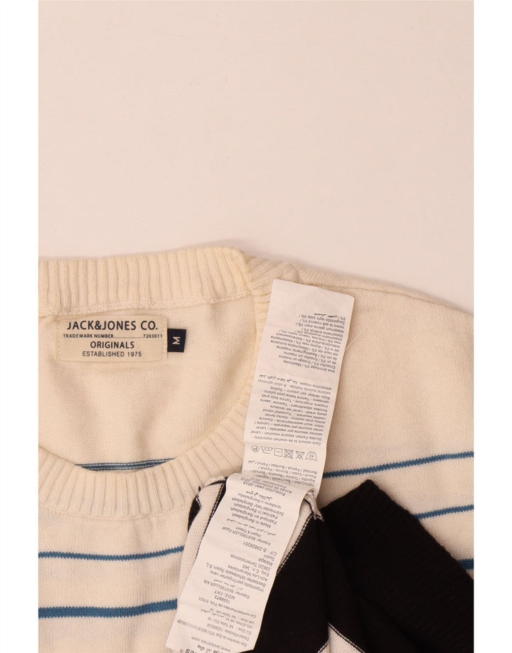 Pulover Jack & Jones pentru bărbați, cu gât crew, bumbac negru mediu