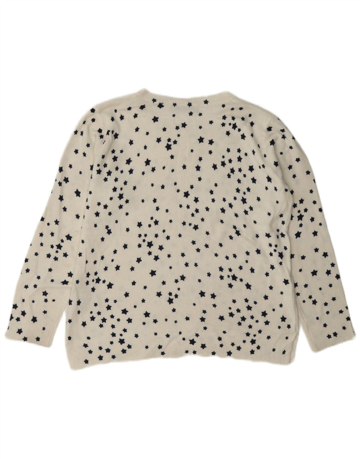 Pulover pentru femei Marks & Spencer cu decolteu triplu UK 16, mare, alb