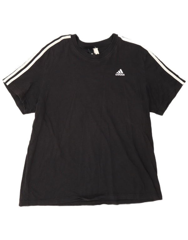 Tricou pentru bărbați Adidas Top 2XL bumbac negru