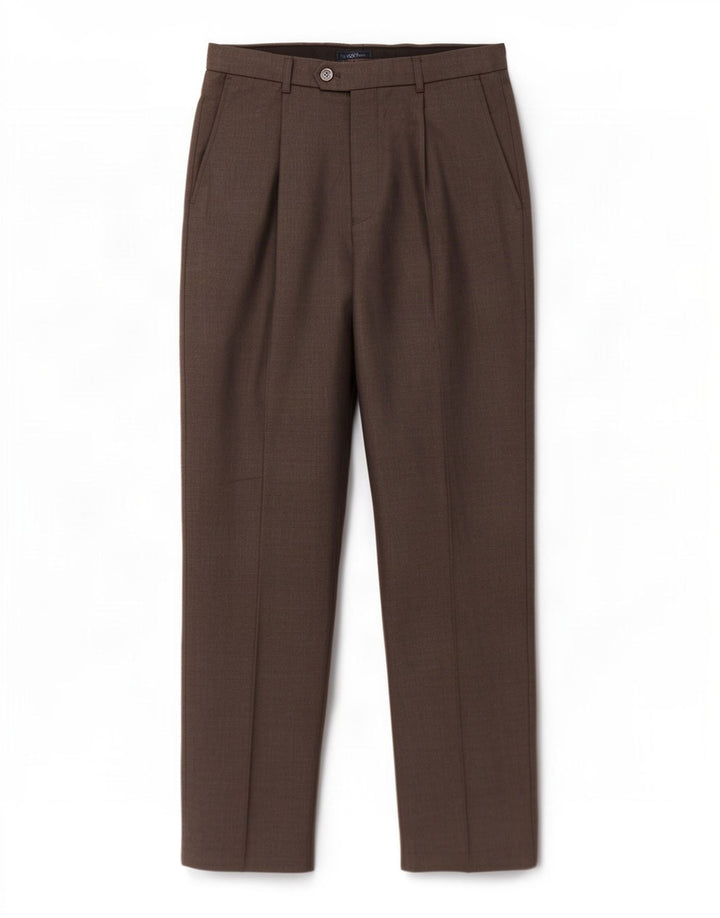 Pantaloni de costum pentru femei Marks & Spencer L32 L33 Maro Poliester