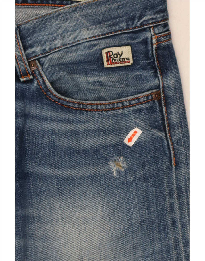 Blugi subțiri Roy Rogers pentru bărbați IT 47 Medium L33 L33 Bumbac albastru