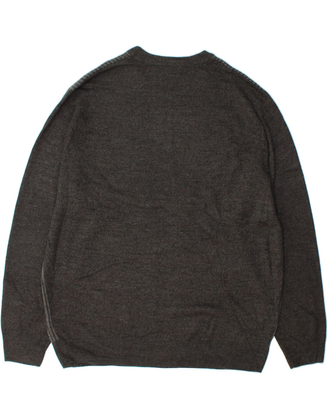 Pulover pentru bărbați DOCKERS cu decolteu rotund, 2XL, acrilic cu dungi gri