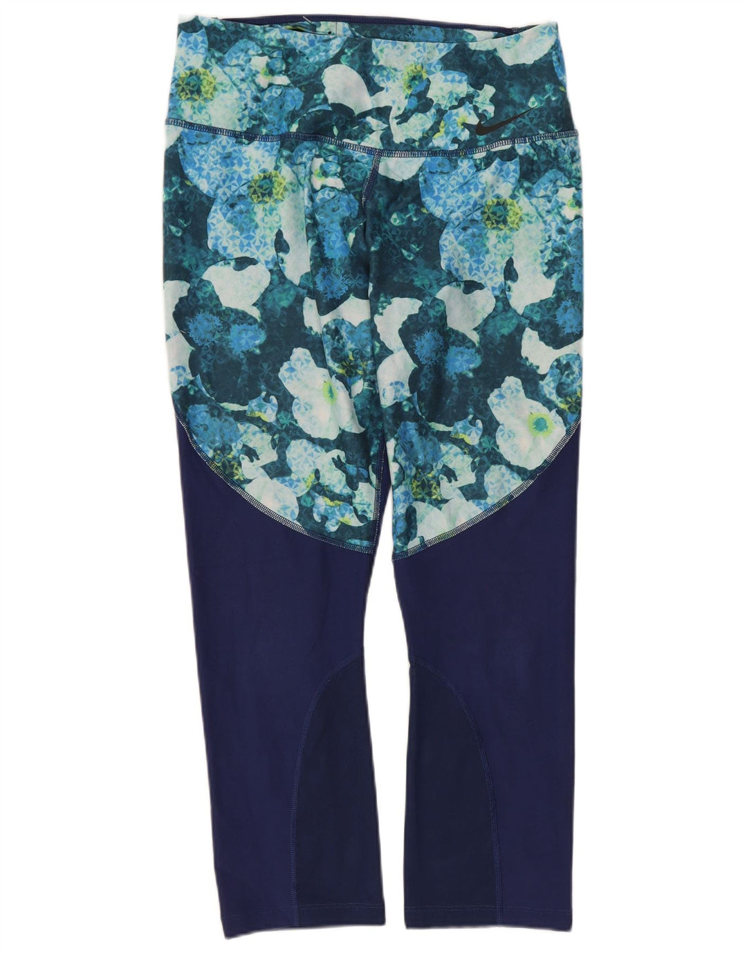Leggings Capri Nike Dri Fit pentru femei UK 12 Medium Multicolor Floral