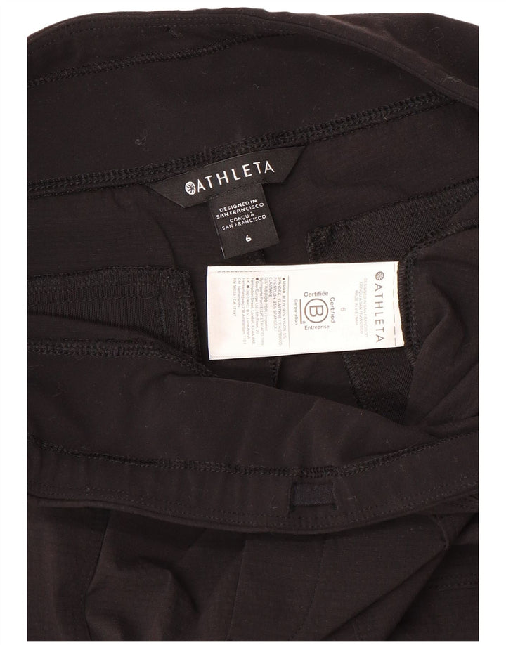 Pantaloni scurti sport pentru femei Athleta US 6 Medium Black Nylon