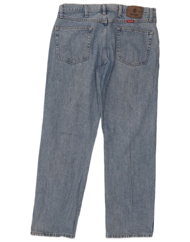 Blugi drepti pentru bărbați Wrangler W36 L30 Bumbac albastru