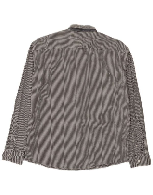 Cămașă pentru bărbați Tommy Hilfiger Vintage Fit 2XL bleumarin, bumbac cu dungi