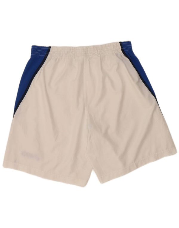 Pantaloni scurți sport Asics pentru bărbați, mari, alb, din poliester