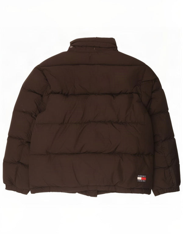 Jachetă căptușită Tommy Hilfiger pentru bărbați UK 40 Large Black Polyester