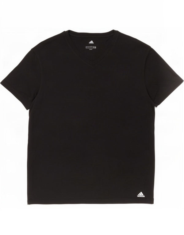 Tricou pentru bărbați Adidas Top mare, negru, bumbac