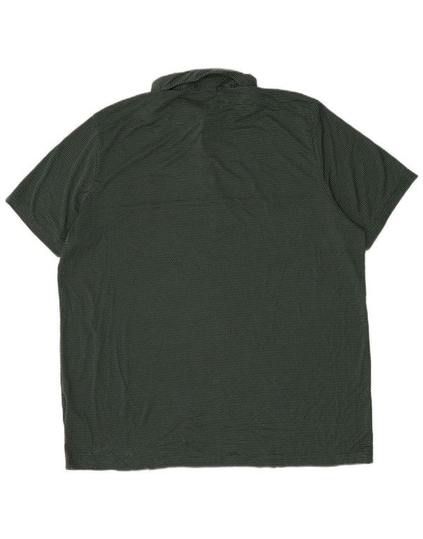 Tricou polo Adidas pentru bărbați 2XL, verde, poliester color bloc