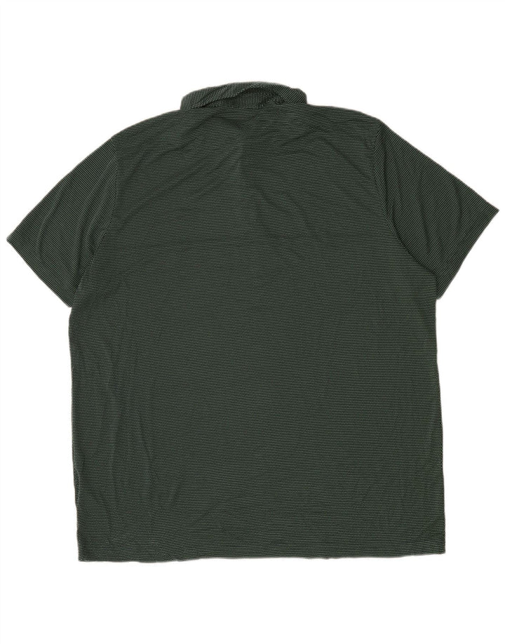 Tricou polo Adidas pentru bărbați 2XL, verde, poliester color bloc