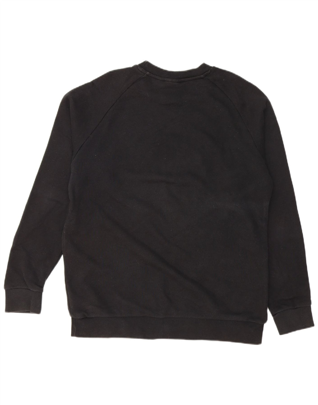 ADIDAS Mens Graphic Sweatshirt Jumper Medium Black Cotton